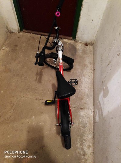 Krádež detskeho bicykla 