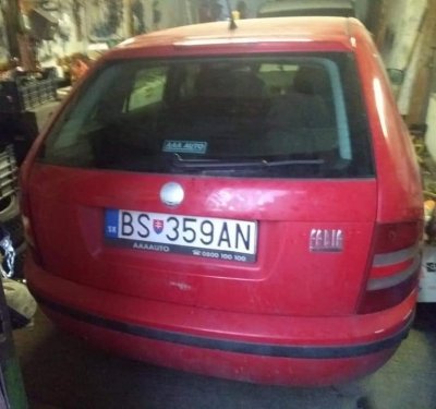 Krádež vozidla BS359AN