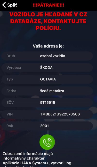 Krádež vozidla 9T15915