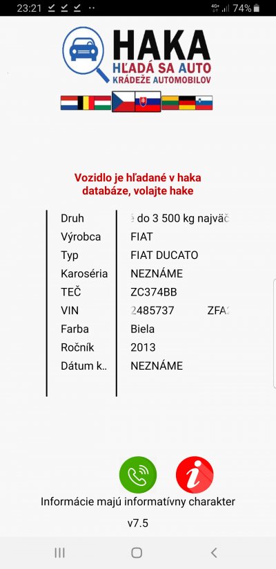 KRÁDEŽ VOZIDLA ZC374BB