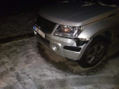 Poškodené  vozidlo