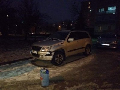 Poškodené  vozidlo