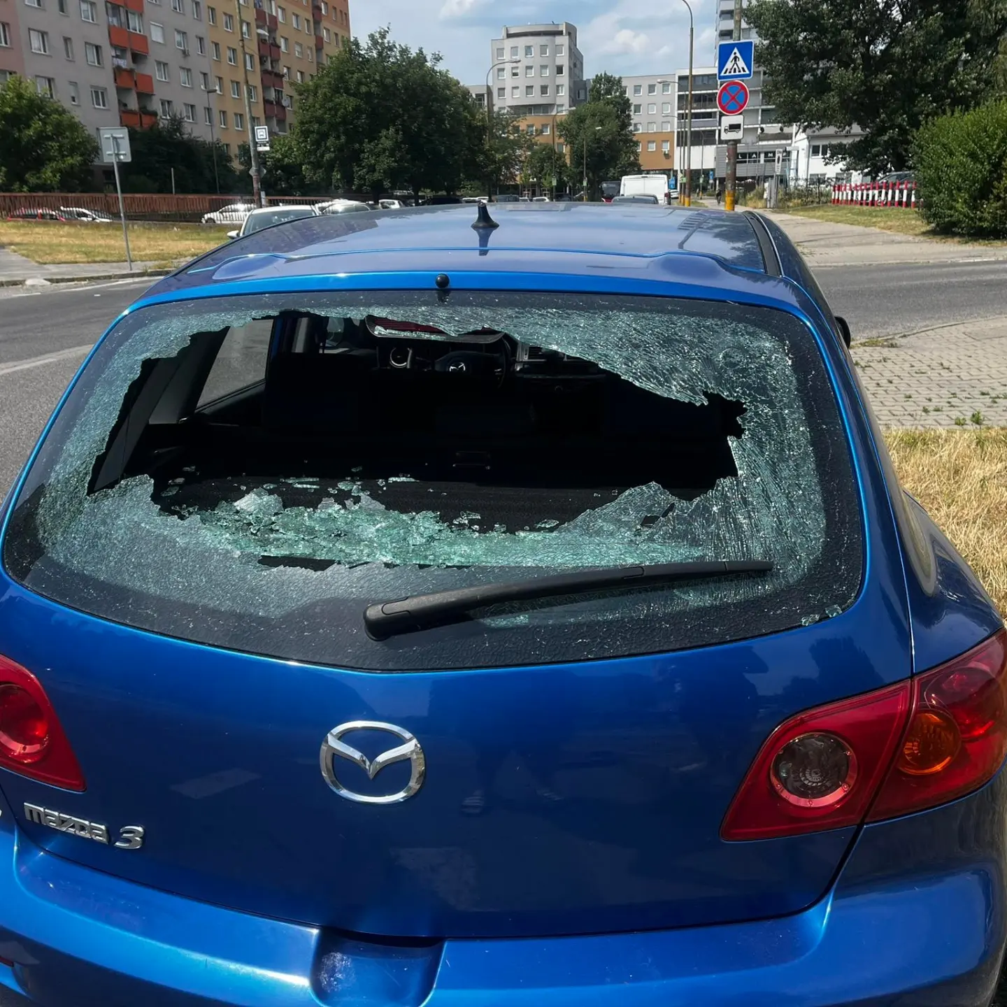 Poškodené vozidlo