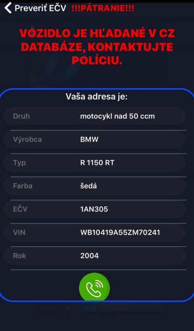 Krádež motorky 1AN305