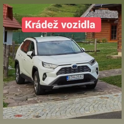 Krádež vozidla BT426AO