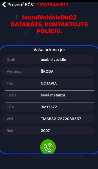 KRÁDEŽ VOZIDLA 3M17572