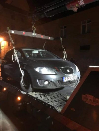 Nájdené ukradnuté vozidlo 