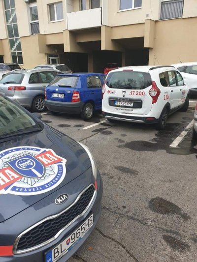 Nájdené ukradnuté vozidlo 