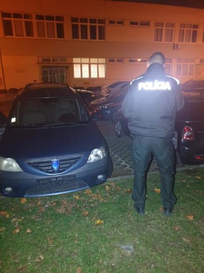 Nájdené ukradnuté vozidlo 