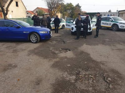 Nájdené ukradnuté vozidlo 