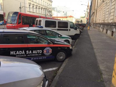 Nájdené ukradnuté vozidlo 