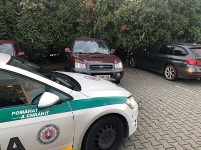 Nájdené ukradnuté vozidlo 