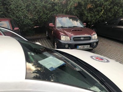 Nájdené ukradnuté vozidlo 