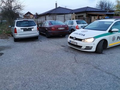 Nájdené ukradnuté vozidlo 