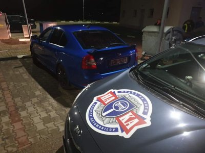 Nájdené ukradnuté vozidlo 