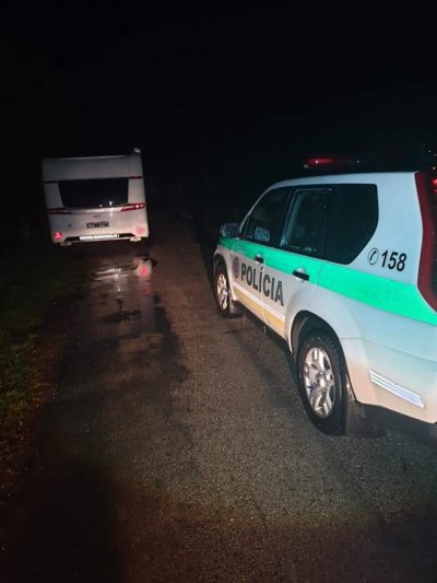 Nájdené ukradnuté vozidlo 