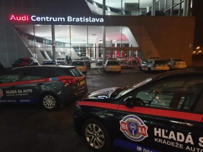 Nájdené ukradnuté vozidlo 