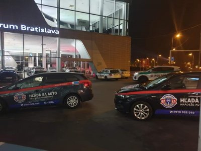 Nájdené ukradnuté vozidlo 