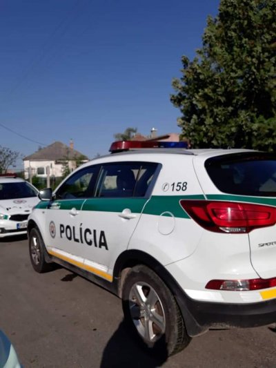 Nájdené ukradnuté vozidlo 