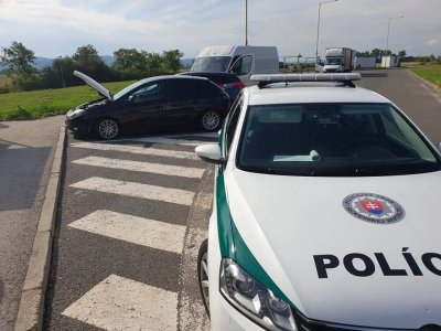 Nájdené ukradnuté vozidlo 