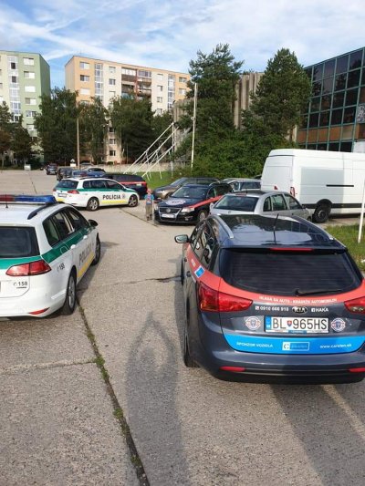 Nájdené ukradnuté vozidlo 
