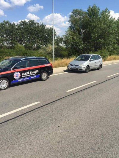 Nájdené ukradnuté vozidlo 