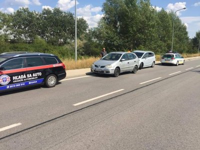 Nájdené ukradnuté vozidlo 