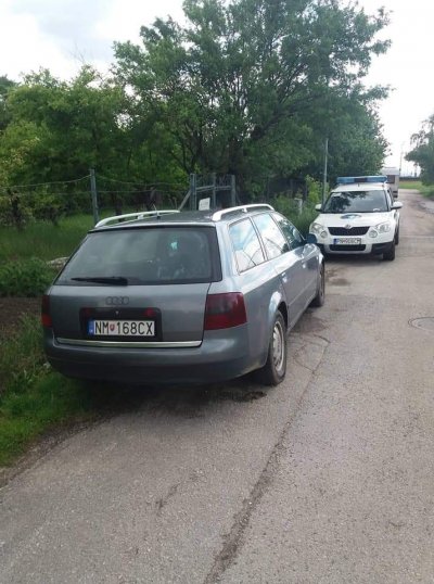 Nájdené ukradnuté vozidlo 