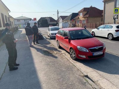 Nájdené ukradnuté vozidlo 