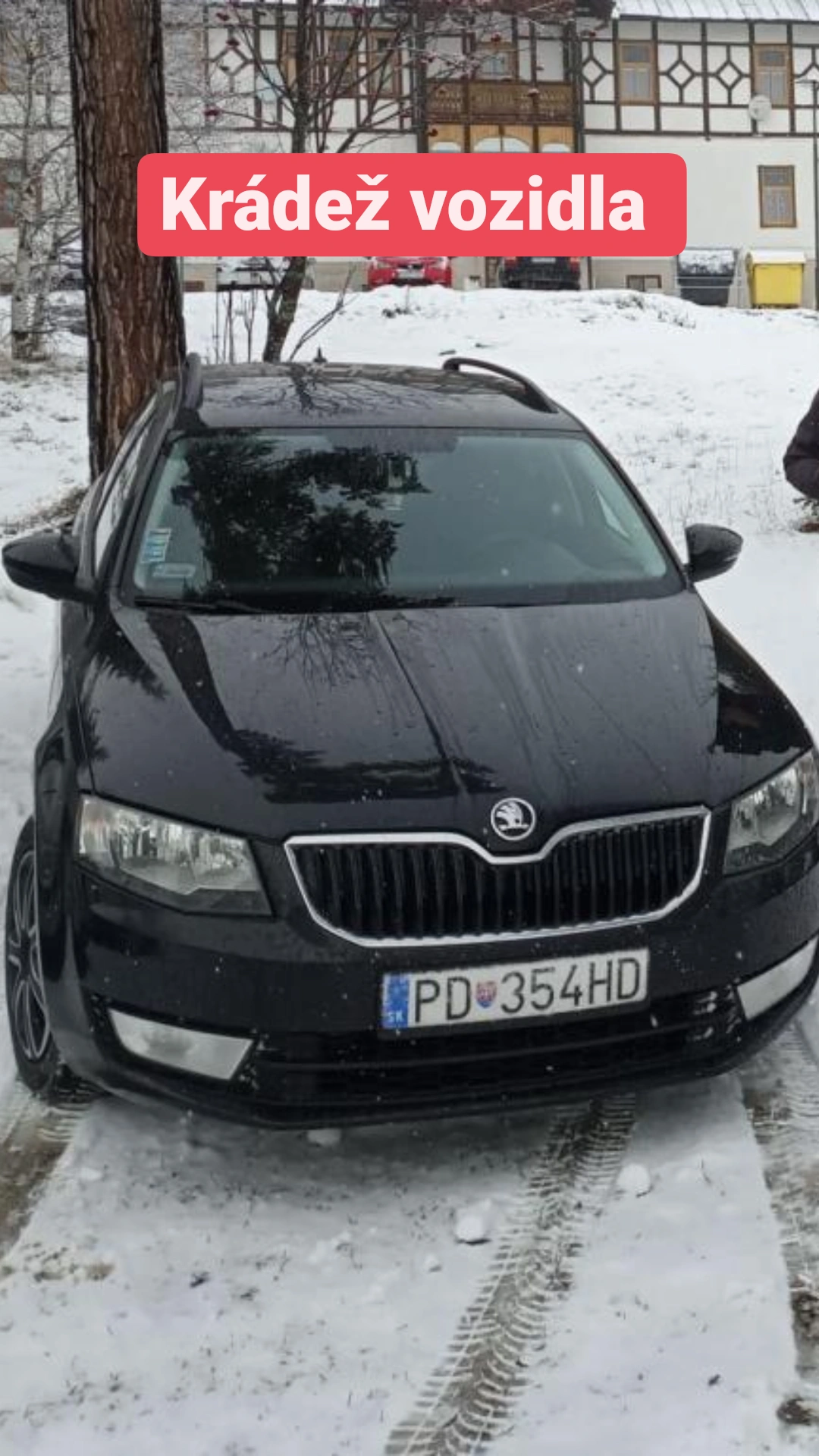 Krádež vozidla PD354HD