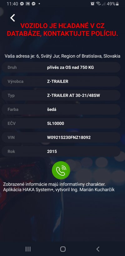 Krádež prívesného vozíka 5L10000