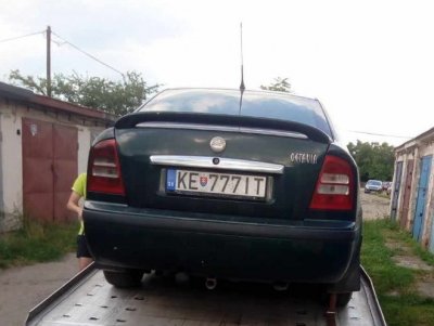 Krádež vozidla KE777IT