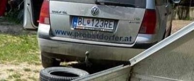 Krádež vozidla BL123RE
