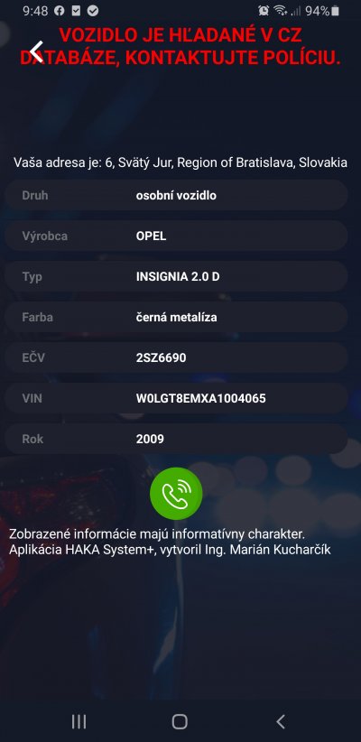 Krádež vozidla 2SZ6690