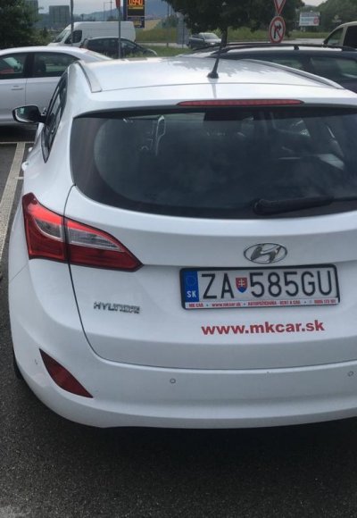Krádež vozidla ZA585GU