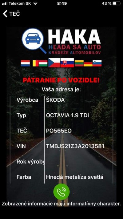 Krádež vozidla 